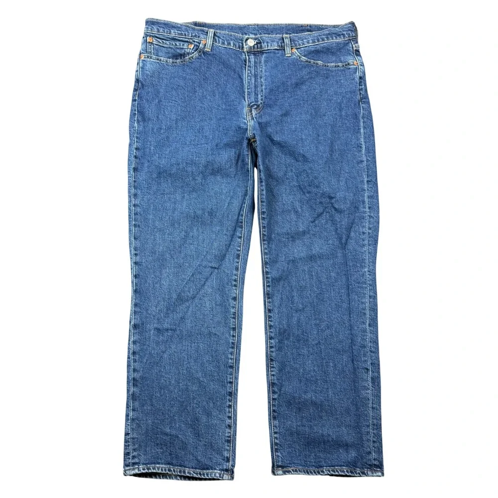Levis Premium 541 Jeans Athletic Taper Mens 38x29 (38x28) Blue Denim Medium Wash
